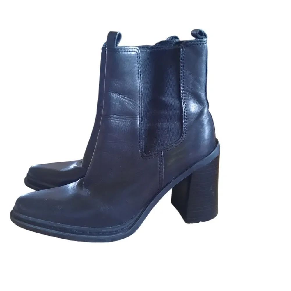 MIA Chelsea Pointed Slip On Ankle Boots